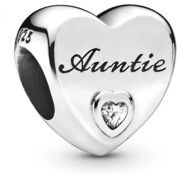 Auntie Pendant 925 Sterling Silver Fits Pandora Charms Bracelets for Woman Girl Beads Gifts for Women Bracelet and Necklace
Auntie Pendant 925 Sterling Silver Fits Pandora Charms Bracelets for Woman Girl Beads Gifts for Women Bracelet and Necklace