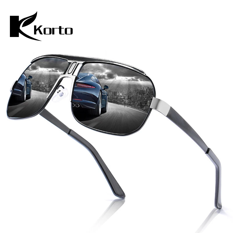 Korto 2019 трендовые мужские классические солнцезащитные очки авиаторы