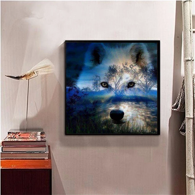 DIY Diamond Painting Forest Wolf Head 5D Diamond Mosaic,Handmade,Cross Stitch Kits,Diamond Embroidery,Patterns,Rhinestones
DIY Diamond Painting Forest Wolf Head 5D Diamond Mosaic,Handmade,Cross Stitch Kits,Diamond Embroidery,Patterns,Rhinestones