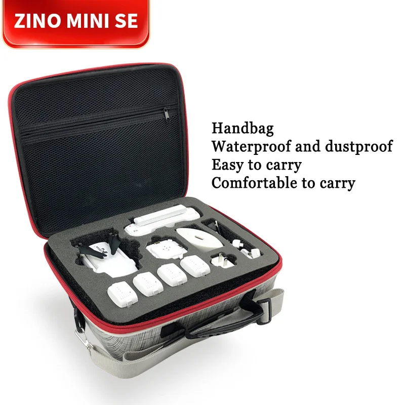 Zino Mini SE Drone Storage Bag Lining With Pearl Cotton Dustproof And Waterproof Handbag Diagonal Shoulder Soft Bag
Zino Mini SE Drone Storage Bag Lining With Pearl Cotton Dustproof And Waterproof Handbag Diagonal Shoulder Soft Bag