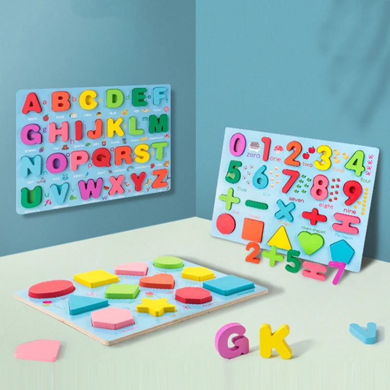 Numerical Letter Building Block Puzzle Pinyin Shape Cognitive Wooden Toy Early Childhood Education Puzzle Kindergarten Grabbing
Numerical Letter Building Block Puzzle Pinyin Shape Cognitive Wooden Toy Early Childhood Education Puzzle Kindergarten Grabbing