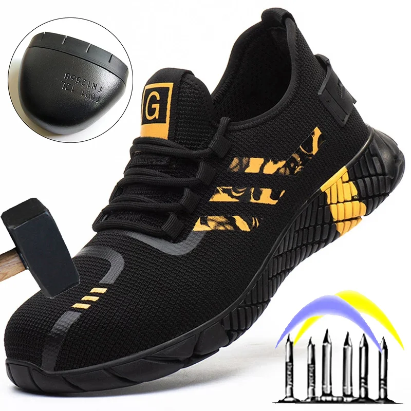 Male Indestructible Sneakers Anti-puncture Safety Men Anti-smash Work Boots Steel Toe Shoes Footwear
Male Indestructible Sneakers Anti-puncture Safety Men Anti-smash Work Boots Steel Toe Shoes Footwear
