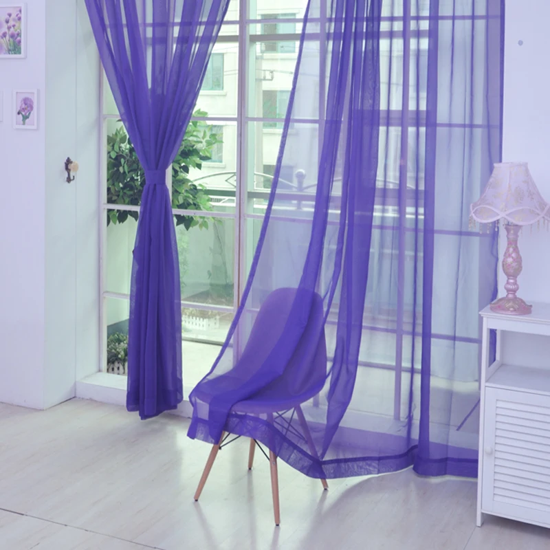 Sheer Voile Curtain 1*2m (1 Piece) L-1 Pole Curtain Decorative Curtains Door Curtain Decorate Your Home Solid Color Curtain
Sheer Voile Curtain 1*2m (1 Piece) L-1 Pole Curtain Decorative Curtains Door Curtain Decorate Your Home Solid Color Curtain