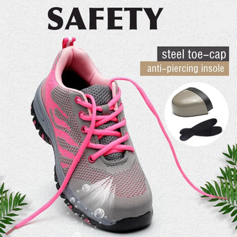 Steel Toe Working Shoes Safety Shoes for Women Lightweight Puncture-proof Slip Resistant Industrial Construction Climb Hike
Steel Toe Working Shoes Safety Shoes for Women Lightweight Puncture-proof Slip Resistant Industrial Construction Climb Hike