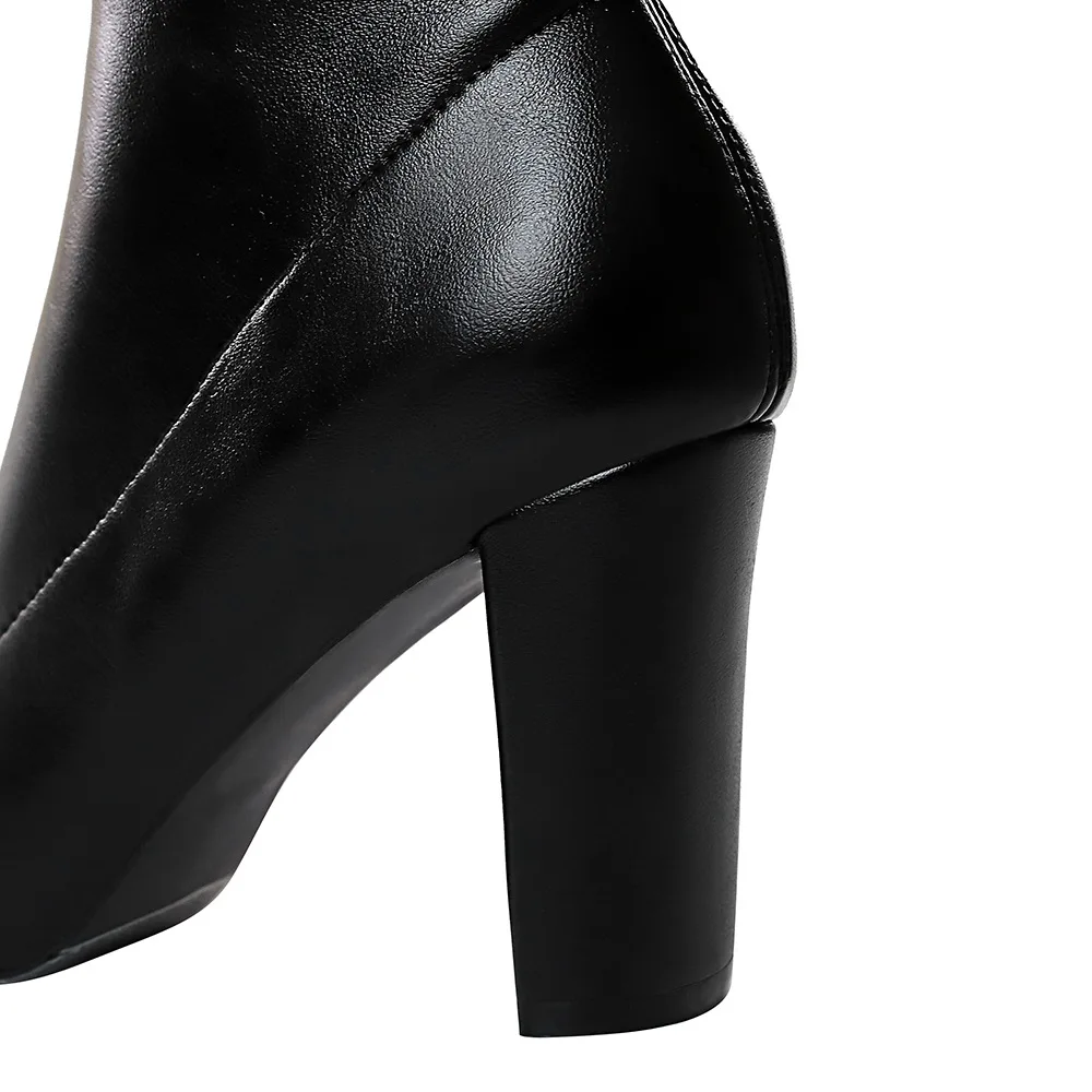 BIGTREE 2020 New Boots Women Autumn Winter Fashion Peep Toe Ankle Boots High Heels Sexy square toes Chelsea Booties Party Pumps
BIGTREE 2020 New Boots Women Autumn Winter Fashion Peep Toe Ankle Boots High Heels Sexy square toes Chelsea Booties Party Pumps