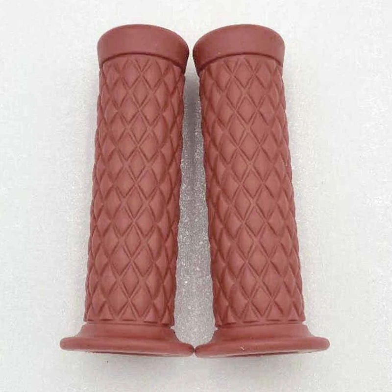 Motorcycle Grips Non Slip Bar End Thruster Grip 7/8Inch 22mm 24mm P for Honda Triumph Yamaha Kawasaki CG125 CB400