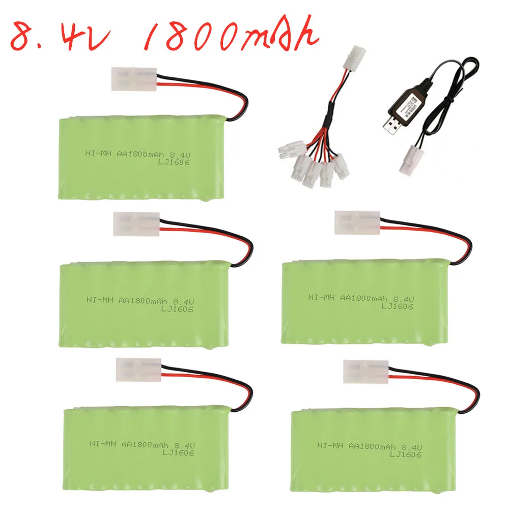 8 4 в 1800 мАч никель металл гидридный аккумулятор + USB зарядное устройство для