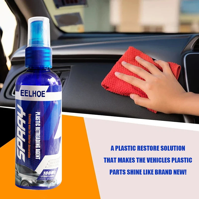 100ml Car Interior Retreading Spray Rinse-free Plastic Parts Fast Polish Agent for Car Seat Dash Board Auto Maintenance Supply
100ml Car Interior Retreading Spray Rinse-free Plastic Parts Fast Polish Agent for Car Seat Dash Board Auto Maintenance Supply