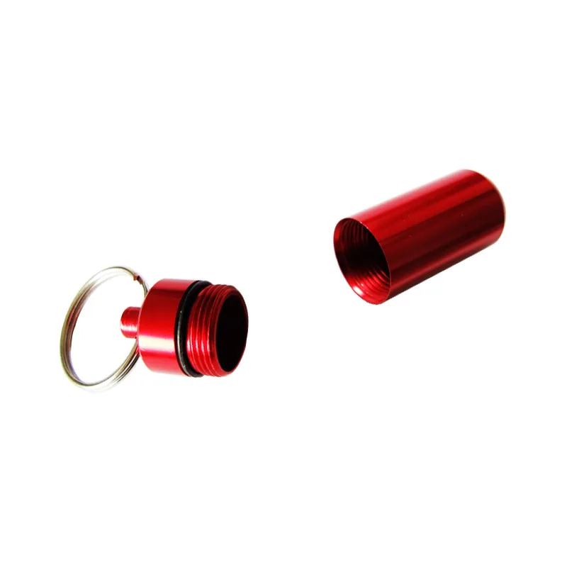 Round emergency aluminum alloy medicine bottle medicine jar outdoor keychain portable waterproof medicine cartridge box sealed w
Round emergency aluminum alloy medicine bottle medicine jar outdoor keychain portable waterproof medicine cartridge box sealed w