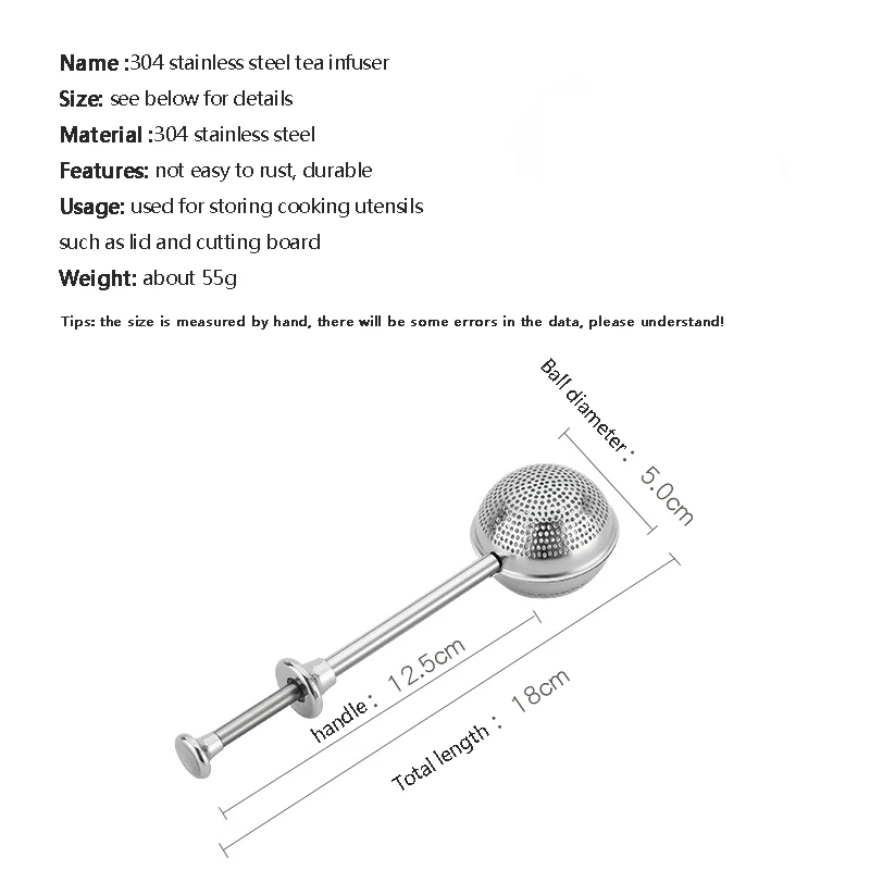 Kitchen utensils tea strainer stainless steel tea infuser teapot accessories kitchen cooking tools coffee herb spice strainer
Kitchen utensils tea strainer stainless steel tea infuser teapot accessories kitchen cooking tools coffee herb spice strainer