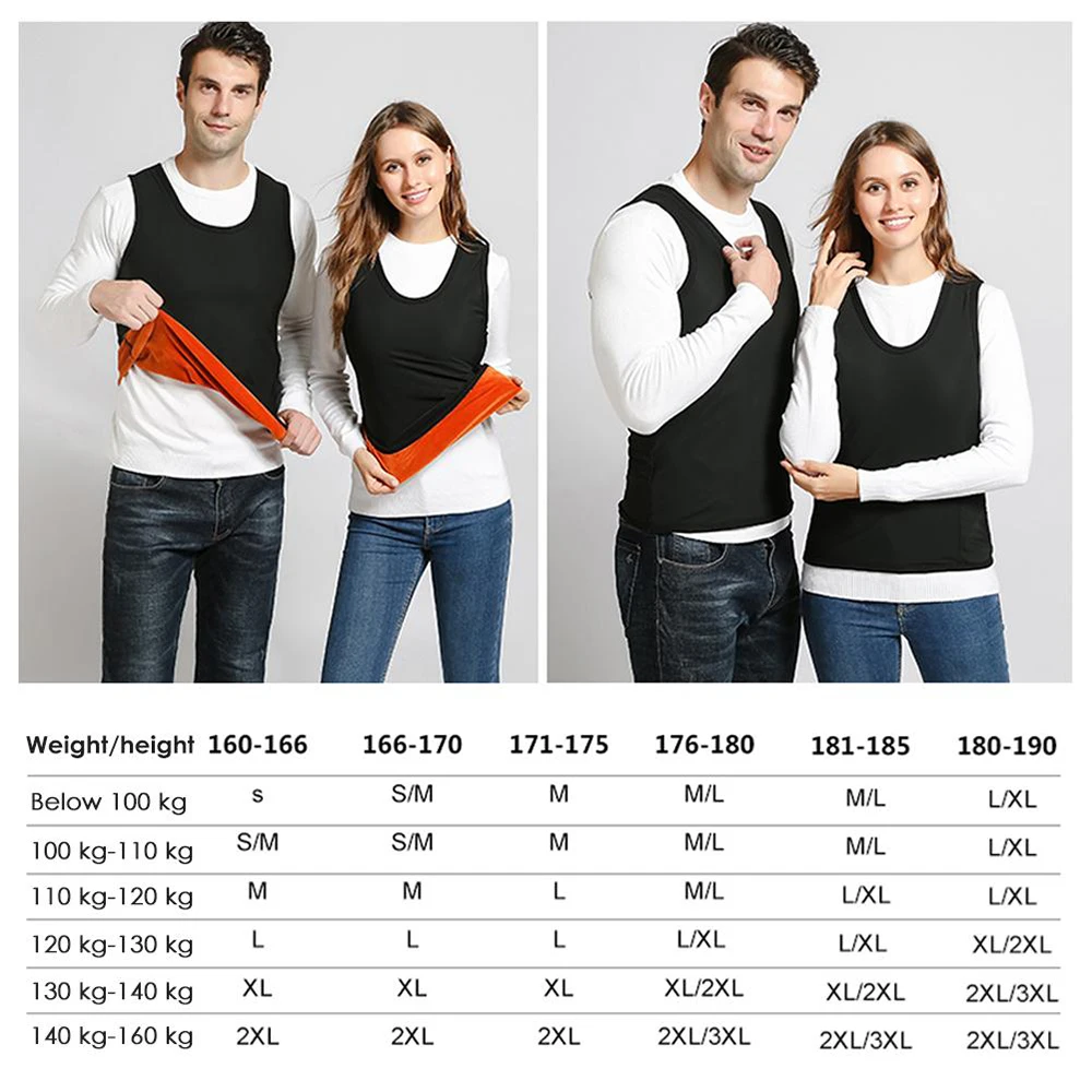 USB Smart Electric Heated Vest Abdomen Back Heating Vest For Outdoor Hiking Cycling Skiing Woman Men Thermal Tights Slim Vest
USB Smart Electric Heated Vest Abdomen Back Heating Vest For Outdoor Hiking Cycling Skiing Woman Men Thermal Tights Slim Vest