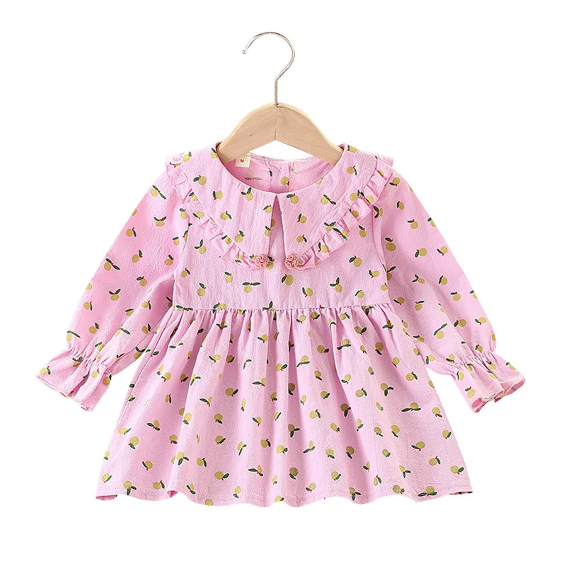Girls Floral Dress Autumn New Cute Children's Clothing Doll Collar Long Sleeve Princess Dress 1-4 Years Old Girls Clothing
Girls Floral Dress Autumn New Cute Children's Clothing Doll Collar Long Sleeve Princess Dress 1-4 Years Old Girls Clothing