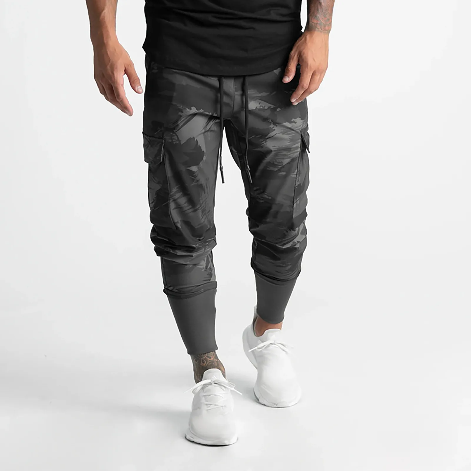 Fashion Camuflage Pants Men Drawstring Waist Skinny Pencil Pants For Men Sportwear Sweatpants With Pockets pantalones hombre
Fashion Camuflage Pants Men Drawstring Waist Skinny Pencil Pants For Men Sportwear Sweatpants With Pockets pantalones hombre