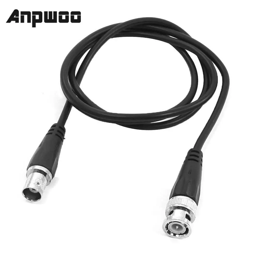 

1M BNC Male to Female Plug CCTV Extension Coaxial Line Cable Male to Male Security Monitoring 0.5m 2m 3m 5m 3.3ft Long Black