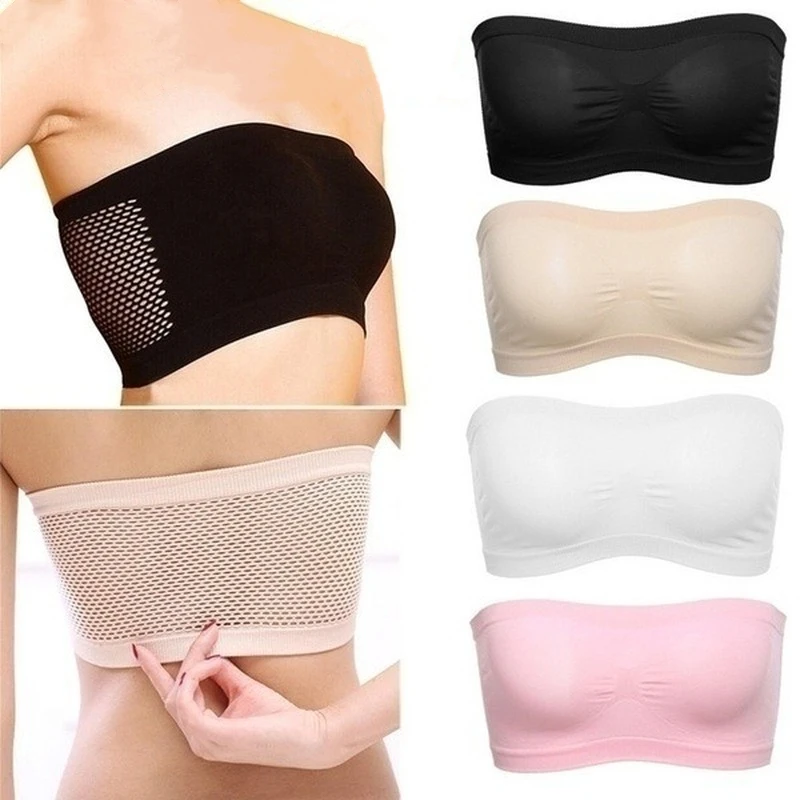 Women Chest Wraps Soft Tube Tops Plus Size Fashion Seamless Strapless Anti Expose High Elastic Mesh Wrapped Invisible Strapless
Women Chest Wraps Soft Tube Tops Plus Size Fashion Seamless Strapless Anti Expose High Elastic Mesh Wrapped Invisible Strapless