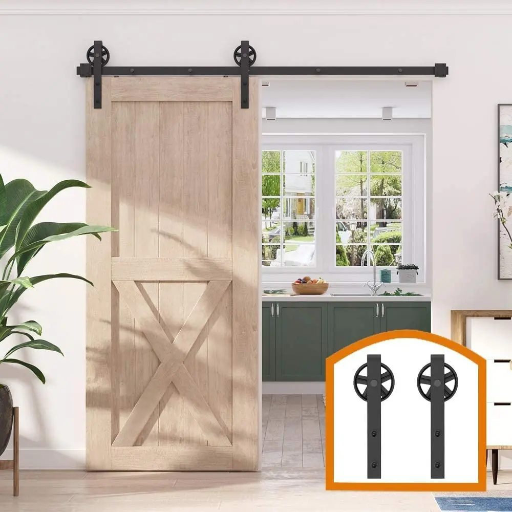 For Russian Barn Door Hanging Rail Hardware Rustic Black Sliding Door System Hardware Cabinet Wood Door Sliding Track Kit
For Russian Barn Door Hanging Rail Hardware Rustic Black Sliding Door System Hardware Cabinet Wood Door Sliding Track Kit