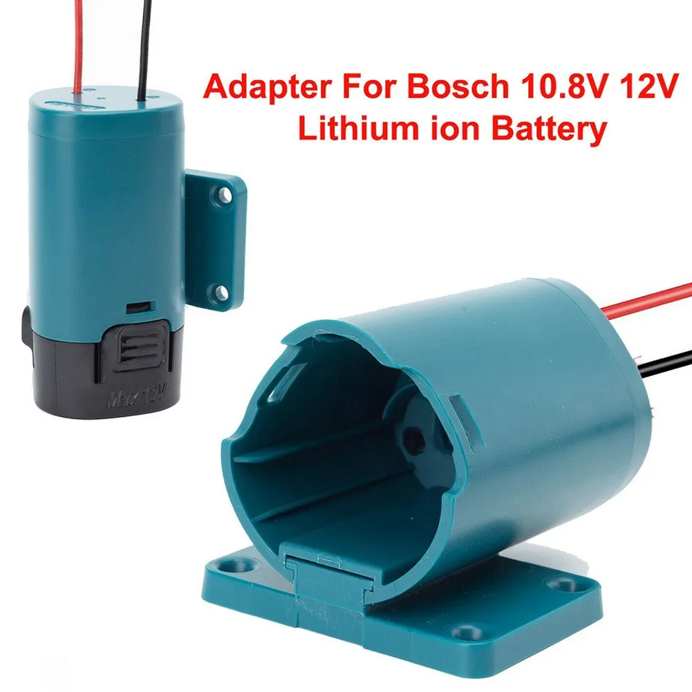 

For Bosch Adapter 10.8-12V Battery Power Connector Adapter Dock Holder 14AWG Awg Wires Connectors With Wire Terminals
