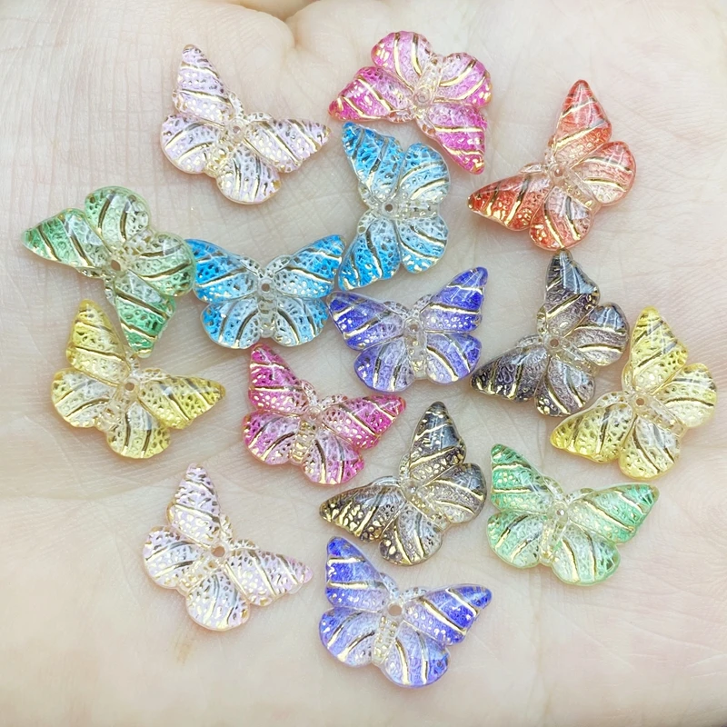 New 40pcs 10*15mm Resin Mixed color Mini butterflies flatback rhinestone 1 Hole Ornaments DIY Wedding appliques craft
New 40pcs 10*15mm Resin Mixed color Mini butterflies flatback rhinestone 1 Hole Ornaments DIY Wedding appliques craft