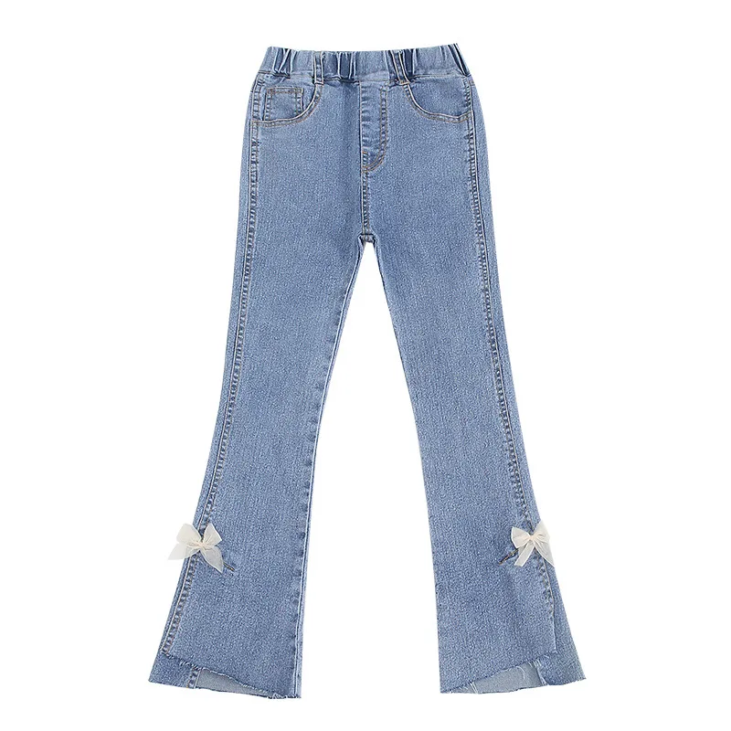 Girls Flare Denim Pants Children Spring Autumn Cute Jeans Baby Side Boot Cut Trousers Cotton Cowboy Princess Jeans for 3 -14Y
Girls Flare Denim Pants Children Spring Autumn Cute Jeans Baby Side Boot Cut Trousers Cotton Cowboy Princess Jeans for 3 -14Y