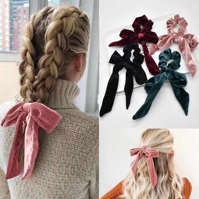 DIY Ribbon/Velvet Scrunchie Hair Band Set Ponytail Accessories for Women Girl Elastic Bowknot Hair Rope Headbands Multi Style
DIY Ribbon/Velvet Scrunchie Hair Band Set Ponytail Accessories for Women Girl Elastic Bowknot Hair Rope Headbands Multi Style