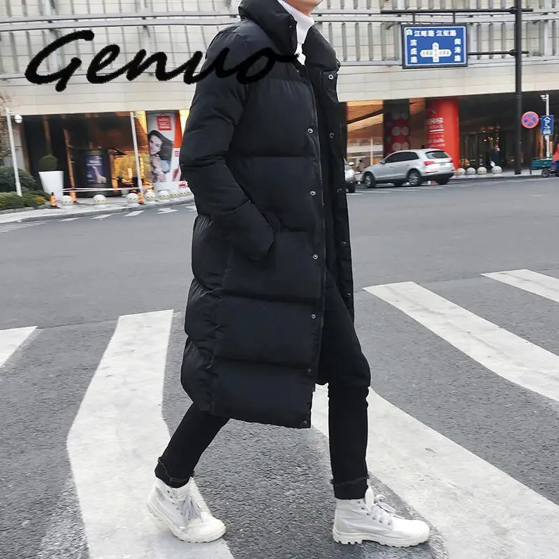 Genuo New 2020 Mens Long Jacket Coat Luxury Brand Winter Solid Black Parkas Men Plus Size 4XL Thick Warm Slim Fit Male Overcoat
Genuo New 2020 Mens Long Jacket Coat Luxury Brand Winter Solid Black Parkas Men Plus Size 4XL Thick Warm Slim Fit Male Overcoat