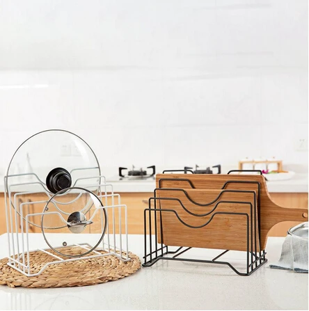 Kitchen Rack Storage Shelf Cutting Board Holder Pot Lid Organizer Cover Stand Stainless Steel Dish
Kitchen Rack Storage Shelf Cutting Board Holder Pot Lid Organizer Cover Stand Stainless Steel Dish
