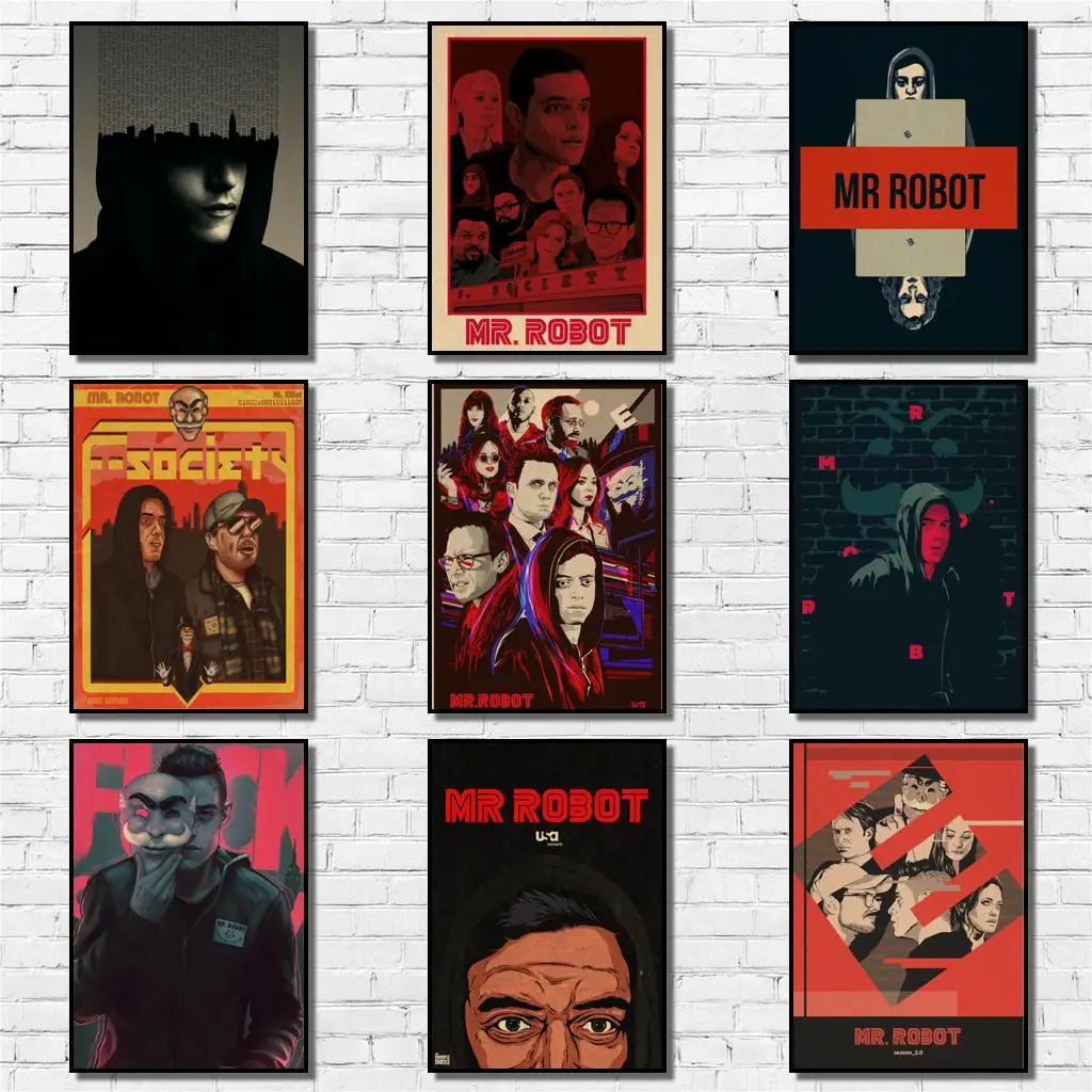 50 Designs Tv Show Mr.-Robot Kraftpaper Poster Artwork Fancy Wall Sticker for Coffee House Bar A3
50 Designs Tv Show Mr.-Robot Kraftpaper Poster Artwork Fancy Wall Sticker for Coffee House Bar A3