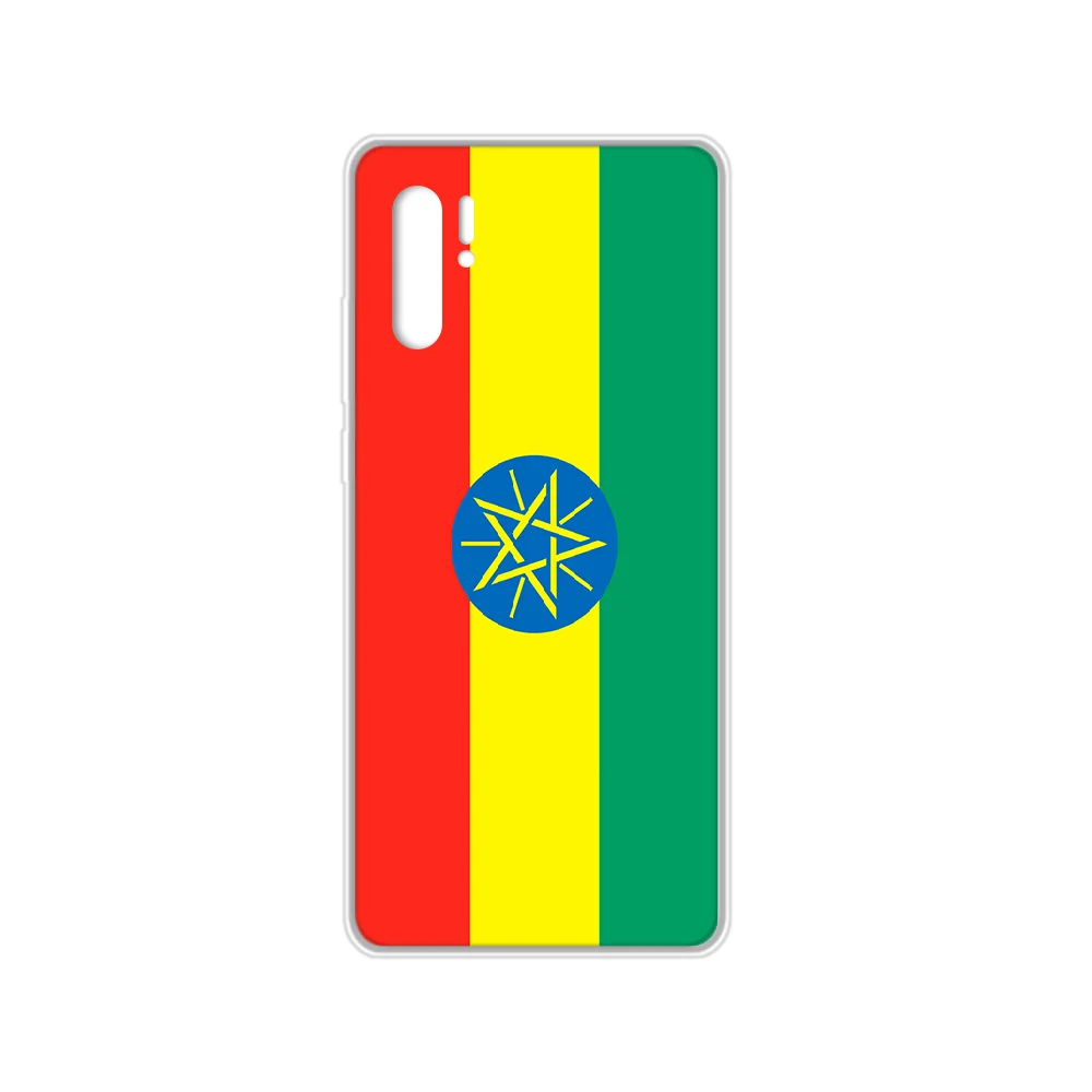 ethiopia flag Sign lion Phone Case cover hull For SamSung Galaxy note A 5 7 71 8 10 20 30 40 50 70 80 e plus transparent hoesjes | Мобильные