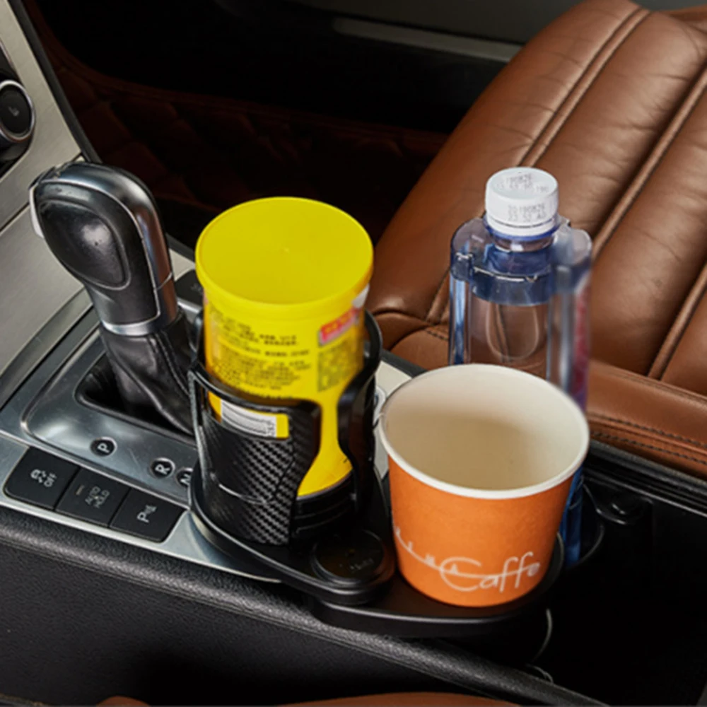 Center Car Dual Cup Holder Console Rubber Universal 1pcs Carbon Fiber Look Multifunctional
Center Car Dual Cup Holder Console Rubber Universal 1pcs Carbon Fiber Look Multifunctional