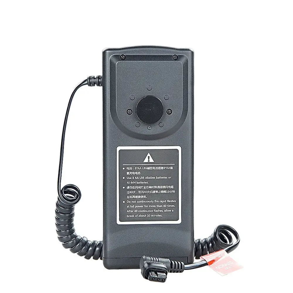 JINTU New 8AA Godox Flash External Battery Pack CP-80 For Canon 580EX II 580EX 550EX 600EX MR-14EX MT-24EX TT685 TT600 speedlite
JINTU New 8AA Godox Flash External Battery Pack CP-80 For Canon 580EX II 580EX 550EX 600EX MR-14EX MT-24EX TT685 TT600 speedlite