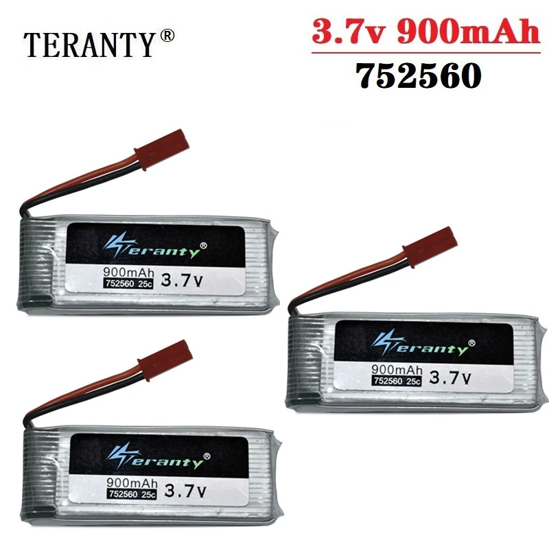 3Pcs/set Original 3.7V 900mah lipo Battery For X5 X5C X5SC 8807 8807W A6 A6W M68 Rc Quadcopter Spare Parts Drones battery 752560
3Pcs/set Original 3.7V 900mah lipo Battery For X5 X5C X5SC 8807 8807W A6 A6W M68 Rc Quadcopter Spare Parts Drones battery 752560