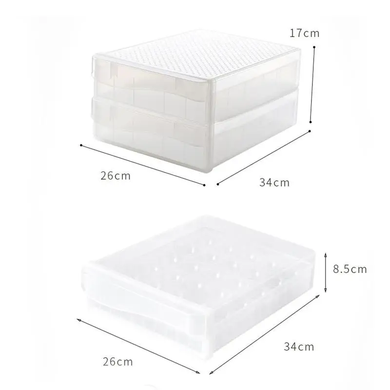 Household egg storage box drawer refrigerator storage a box box 60 egg storage tray grid double transparent plastic box dum Q2P4
Household egg storage box drawer refrigerator storage a box box 60 egg storage tray grid double transparent plastic box dum Q2P4