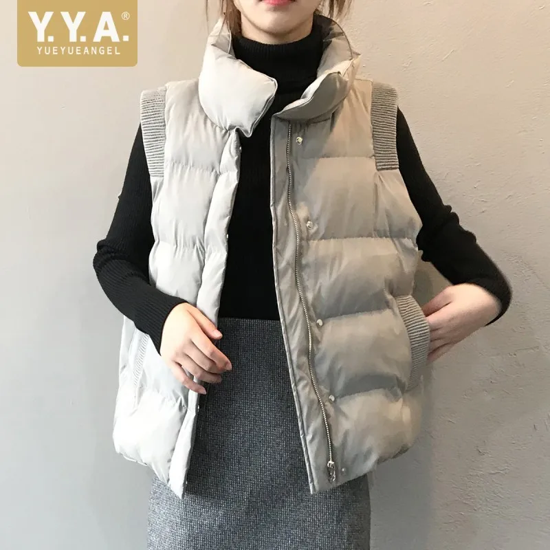 Winter Women Casual Loose Fit Stand Collar Windproof Thick Warm Sleeveless Parkas Vest Ladies Waistcoat Outwear Coats Vests Top
Winter Women Casual Loose Fit Stand Collar Windproof Thick Warm Sleeveless Parkas Vest Ladies Waistcoat Outwear Coats Vests Top