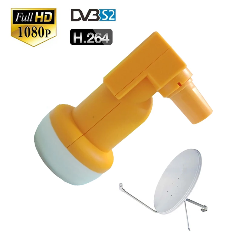 DVB-S/S2 HD digital satellite LNB dish antenna Waterproof KU Band Single LNB tuner low Noise for sks biss ccam key smart tv box
DVB-S/S2 HD digital satellite LNB dish antenna Waterproof KU Band Single LNB tuner low Noise for sks biss ccam key smart tv box
