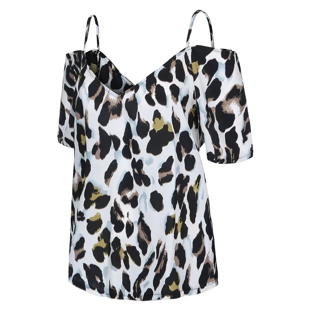 Brown Top Oversize Woman Summer Clothes Ladies Summer Leopard Print Cold Half Shoulder Top T-shirt Tops Casual 5xl Halter Tops
Brown Top Oversize Woman Summer Clothes Ladies Summer Leopard Print Cold Half Shoulder Top T-shirt Tops Casual 5xl Halter Tops