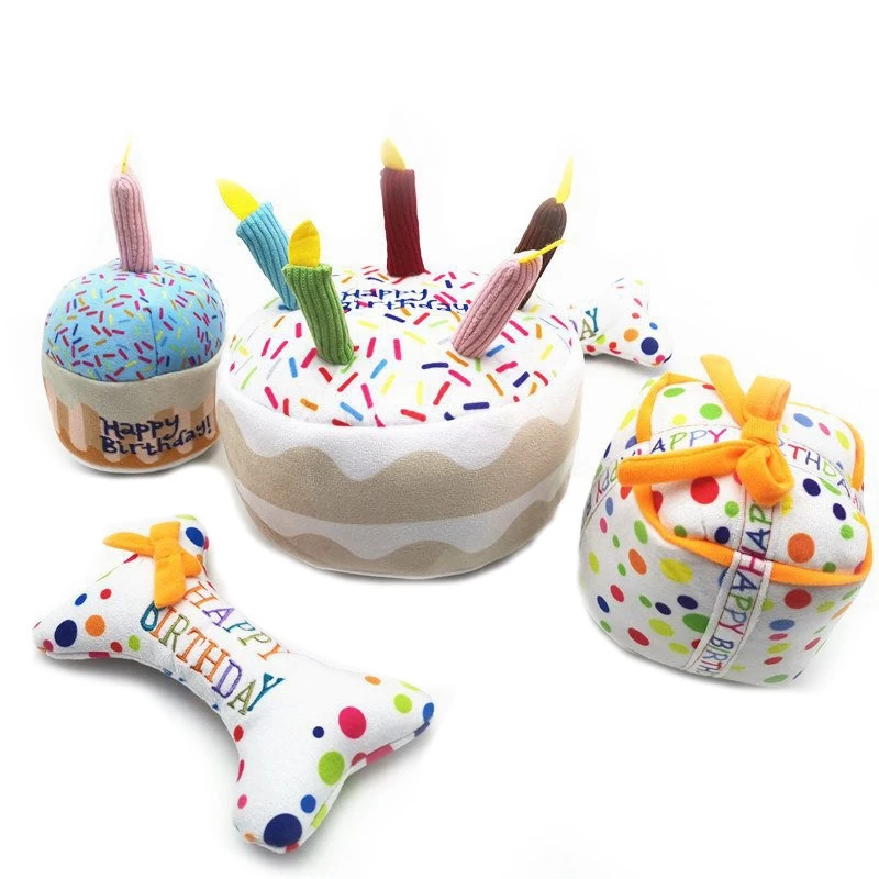 Cute Plush Pets Toy Cake Toy Pet Interactive Bite Resistant Vocal Toy Creative Pet Supplies For All Pets Cat Dog Pig Animals
Cute Plush Pets Toy Cake Toy Pet Interactive Bite Resistant Vocal Toy Creative Pet Supplies For All Pets Cat Dog Pig Animals