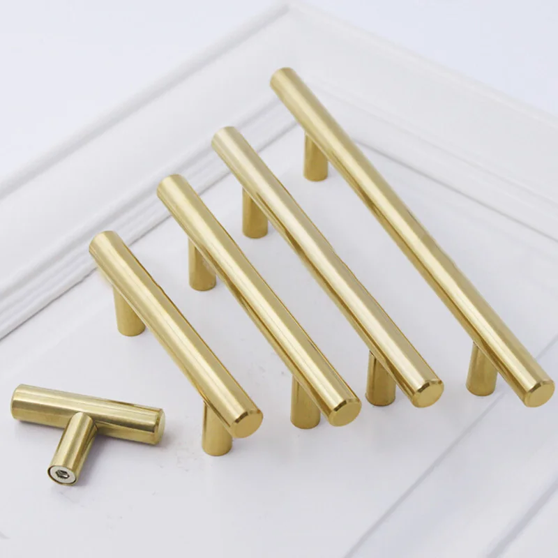 2~14 Inches Kitchen Door Gold T-Type Pull Handle Straight Drawer Cabinet Wardrobe Door Stainless Steel Pull Furniture Hardware
2~14 Inches Kitchen Door Gold T-Type Pull Handle Straight Drawer Cabinet Wardrobe Door Stainless Steel Pull Furniture Hardware