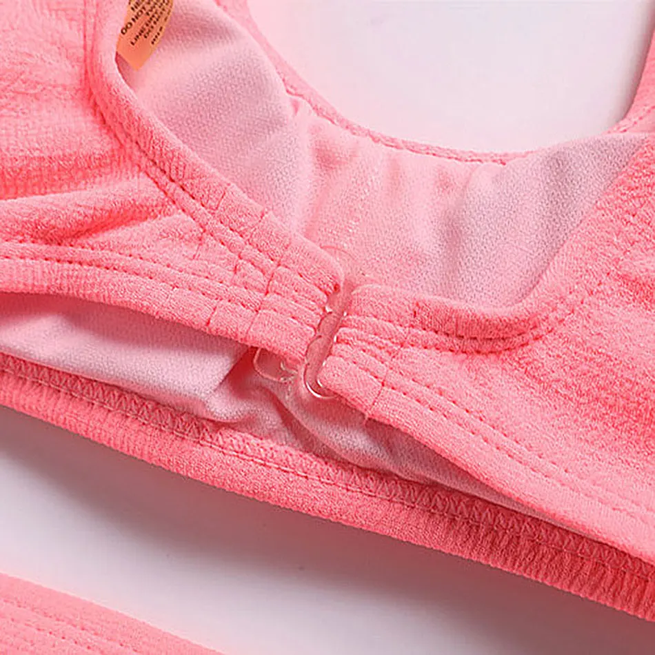 Bow Tie Girl Swimsuit Kids 7-14Years Girl Bikini Set Solid Two Piece Children's Swimwear Padded Girl Bathing Suit Beachwear 2021
Bow Tie Girl Swimsuit Kids 7-14Years Girl Bikini Set Solid Two Piece Children's Swimwear Padded Girl Bathing Suit Beachwear 2021