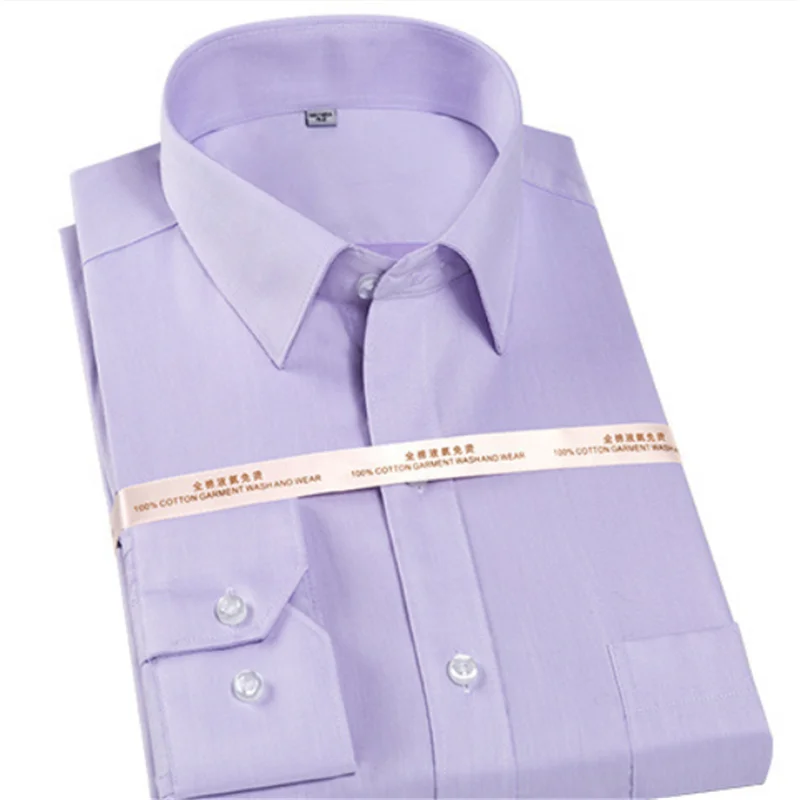 

Men's Business White Long Sleeve Shirt Blusas Blouse Camisa Masculina Bluzki Bluzka Koszula Cotton Chemise Longue Stripe Hemd