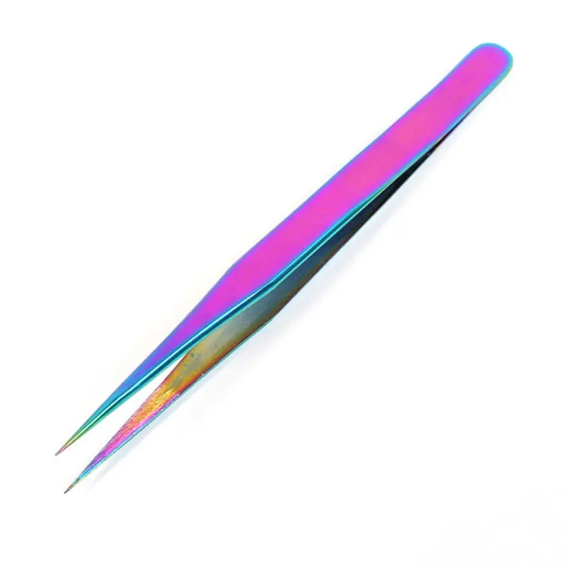 1Pc 1Pc Stainless Steel Straight Curved Eye Lashes Tweezers Rainbow Colored False Fake Eyelash Extension Nippers Pointed Clip
1Pc 1Pc Stainless Steel Straight Curved Eye Lashes Tweezers Rainbow Colored False Fake Eyelash Extension Nippers Pointed Clip