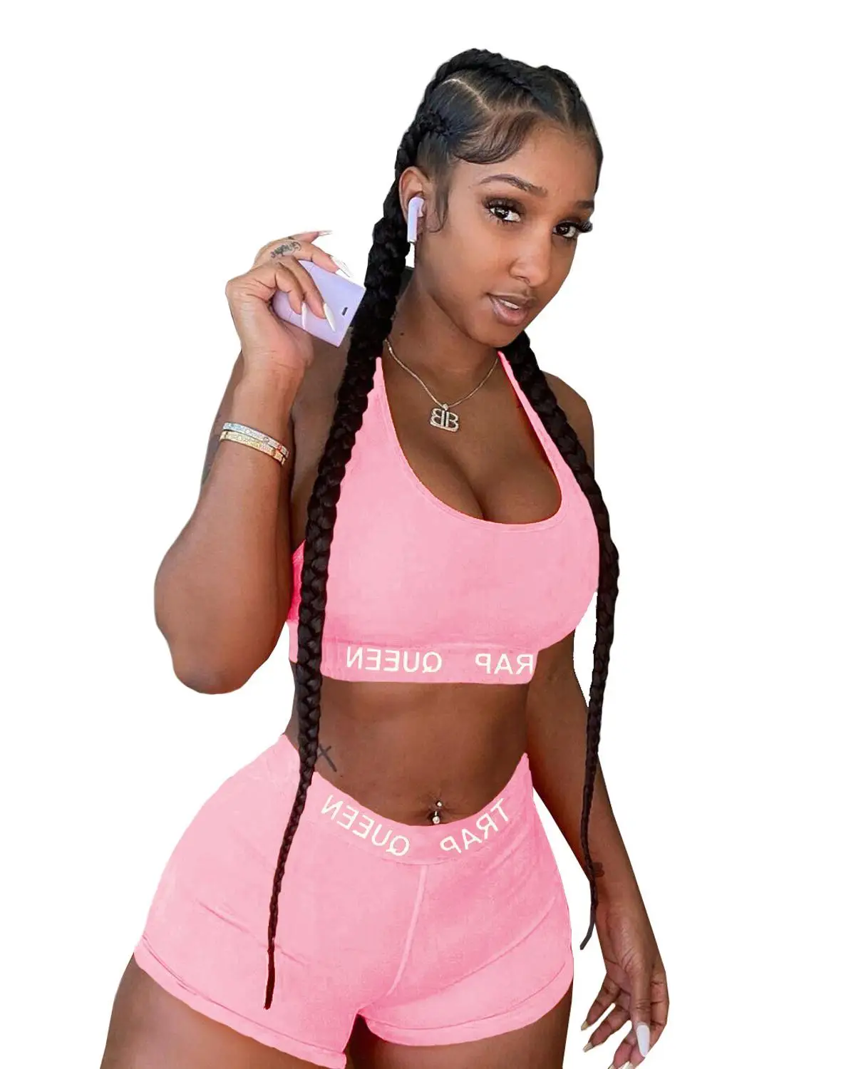 letter print vest crop top + biker shorts set summer hot sale fitness sporty outfits running tracksuit women two piece outfits
letter print vest crop top + biker shorts set summer hot sale fitness sporty outfits running tracksuit women two piece outfits
