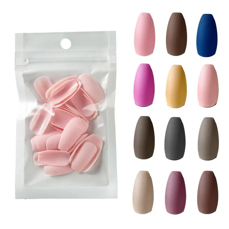 24Pcs/Box Fake Nails Matte Acryl Nagel Tips Fashion Stiletto False Nails Pointed Sharp Black Red Purple Artificial False Nails
24Pcs/Box Fake Nails Matte Acryl Nagel Tips Fashion Stiletto False Nails Pointed Sharp Black Red Purple Artificial False Nails