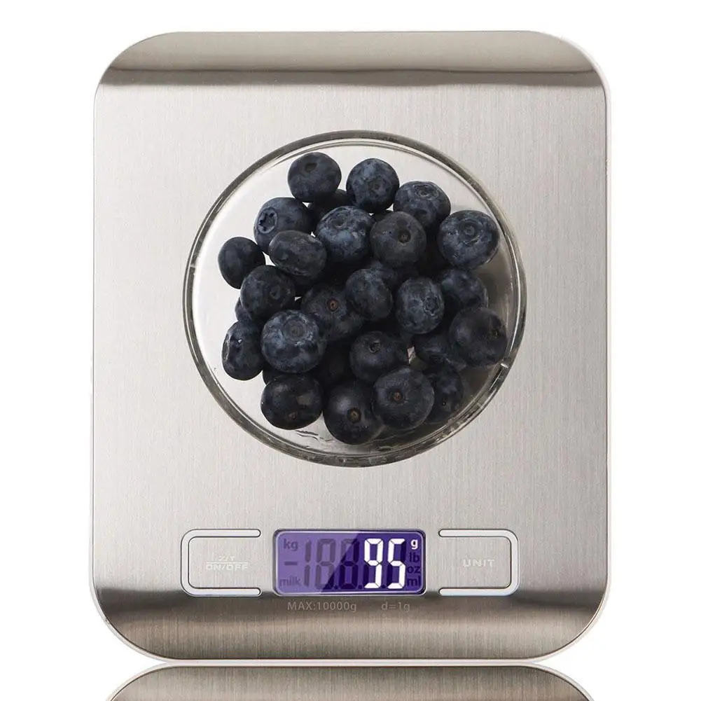 New 1Pc Portable 10kg/1g Stainless Steel LCD Digital Display Kitchen Multifunctional Food Weighing Scale
New 1Pc Portable 10kg/1g Stainless Steel LCD Digital Display Kitchen Multifunctional Food Weighing Scale
