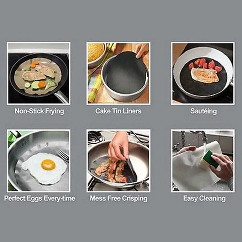 2Pcs/lot BBQ Kitchen Baking Mats High Temperature Non Stick Pan Frying Pan Liner Cooking Tool
2Pcs/lot BBQ Kitchen Baking Mats High Temperature Non Stick Pan Frying Pan Liner Cooking Tool