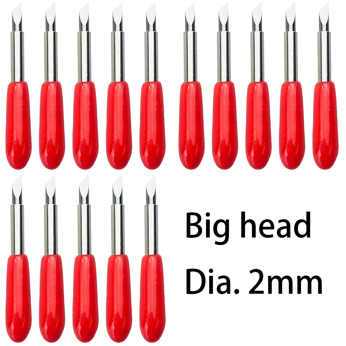 15 шт., диаметр 45 градусов. 2 мм лезвие плоттера с большой головкой, виниловый резак, режущий плоттер для Roland Cricut Skycut Deepcut Gcc Jaguar Liyu
15 шт., диаметр 45 градусов. 2 мм лезвие плоттера с большой головкой, виниловый резак, режущий плоттер для Roland Cricut Skycut Deepcut Gcc Jaguar Liyu
