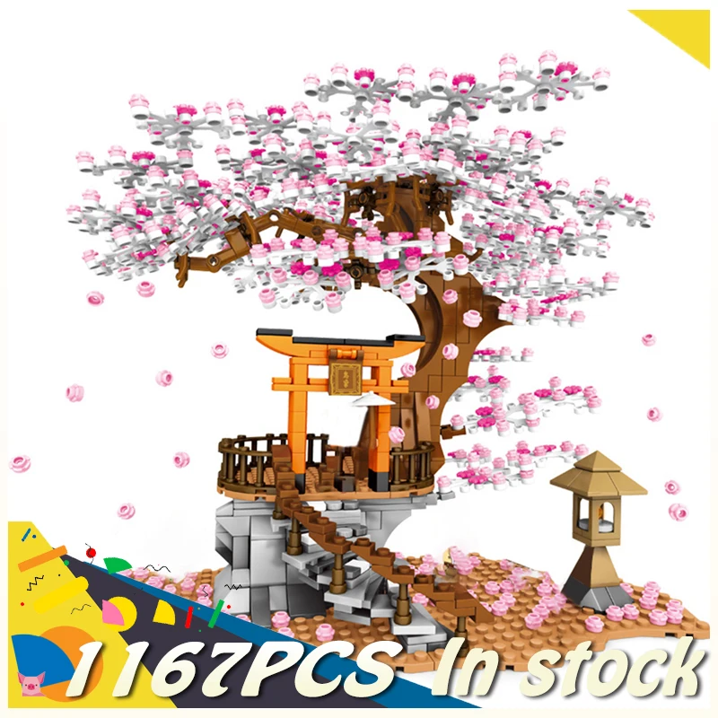 Moc Creative Sakura Tree House City Street View Building Blocks Ornamental Puzzle Assembled Children's Toy Holiday Gift 601076
Moc Creative Sakura Tree House City Street View Building Blocks Ornamental Puzzle Assembled Children's Toy Holiday Gift 601076