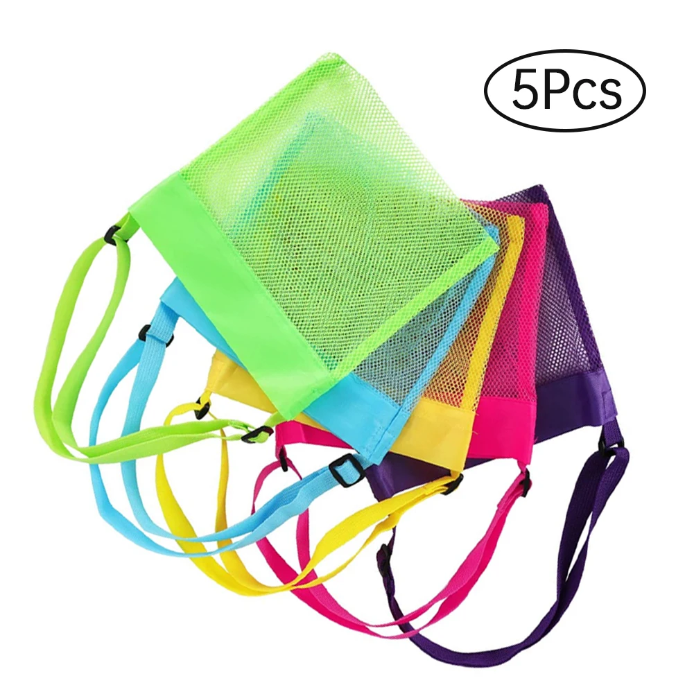 5PCS Beach Shell Mesh Bags Portable Multifunction Kids Toy Mesh Sandboxes Away Cross Body Mesh Storage Handbag Random Color
5PCS Beach Shell Mesh Bags Portable Multifunction Kids Toy Mesh Sandboxes Away Cross Body Mesh Storage Handbag Random Color