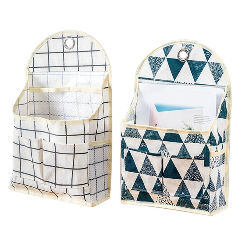 2 Pcs Wall Hanging Storage Bag, Fresh Style Fabric Wall Mounted Basket Storage with Pockets, Storage Bag on the Door
2 Pcs Wall Hanging Storage Bag, Fresh Style Fabric Wall Mounted Basket Storage with Pockets, Storage Bag on the Door