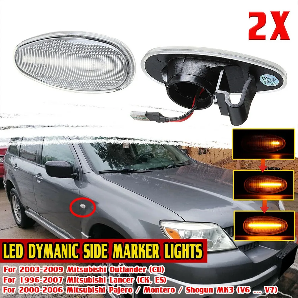 LED Sequential Dynamic Side Marker Lights For Outlander Lancer Galant 2003-2009 For Outlander (CU)
LED Sequential Dynamic Side Marker Lights For Outlander Lancer Galant 2003-2009 For Outlander (CU)