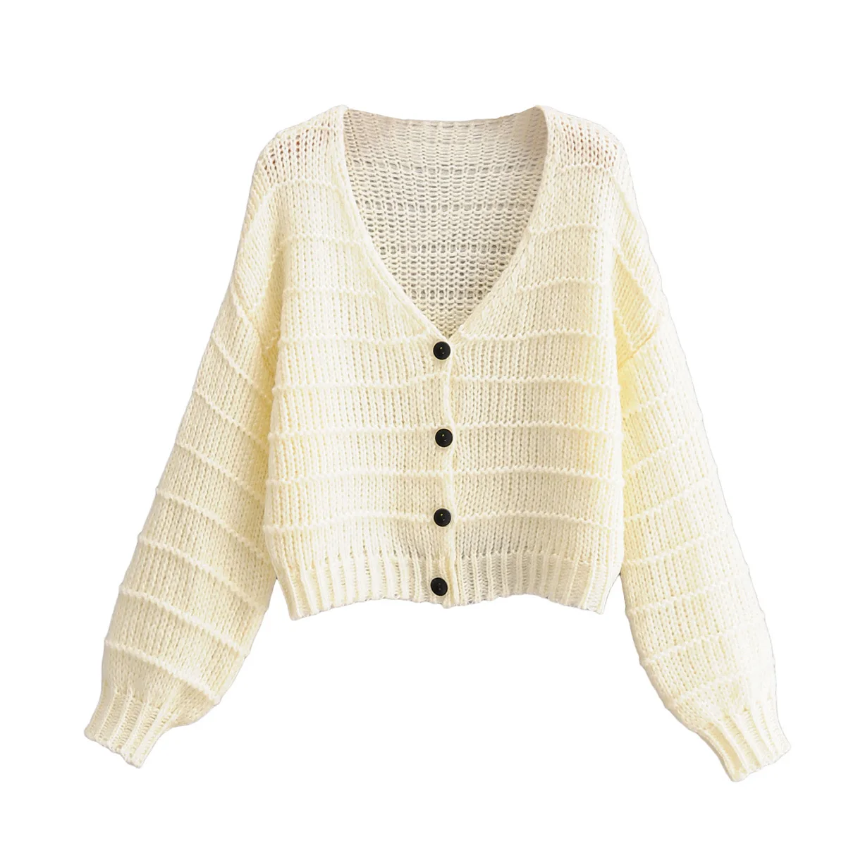 2021 spring women v neck Cropped Knit Cardigan loose Sweater crochet Jersey Outerwear crochet Knitted Single breasted coat lady
2021 spring women v neck Cropped Knit Cardigan loose Sweater crochet Jersey Outerwear crochet Knitted Single breasted coat lady